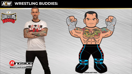 Unreleased AEW Jazwares Wrestling Buddies Series 2 CM Punk