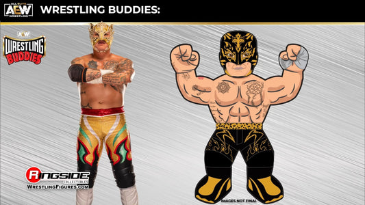 Unreleased AEW Jazwares Wrestling Buddies Series 2 Rey Fenix