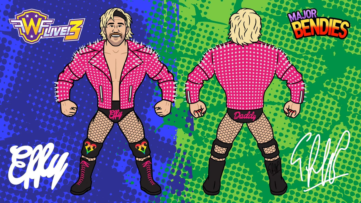 2023 Major Wrestling Figure Podcast Major Bendies Series 3 Effy