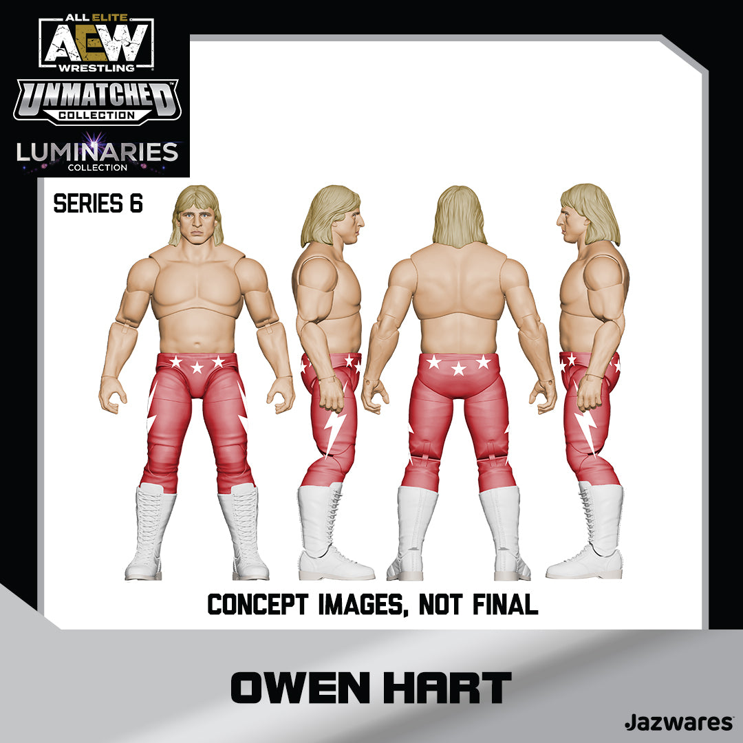 ☆Owen Hart☆ {Chase Of 5000} AEW Unmatched Collection Action