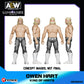 2022 AEW Jazwares Ringside Exclusive #103 Luminaries Collection "King of Harts" Owen Hart