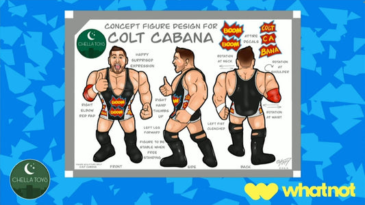 Chella Toys Wrestling Megastars Colt Cabana