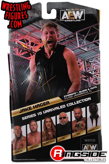 2022 AEW Jazwares Unrivaled Collection Series 10 #82 Jake Hager
