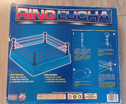 1997 Juguetes Falomir Ring de Lucha Bootleg/Knockoff Wrestling Ring
