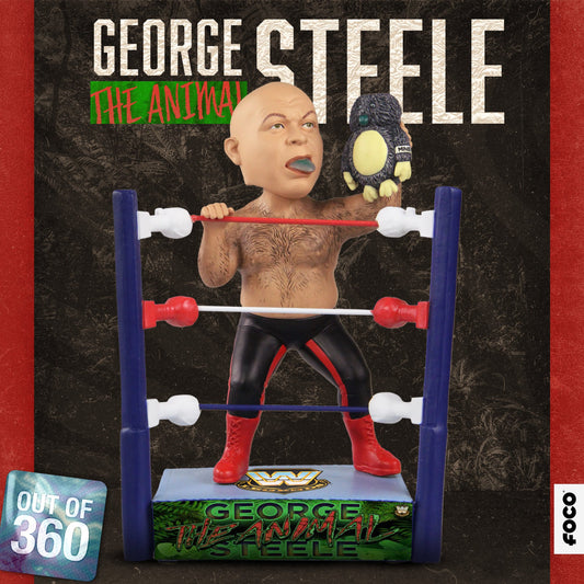 2023 WWE FOCO Bobbleheads Limited Edition George "The Animal" Steele