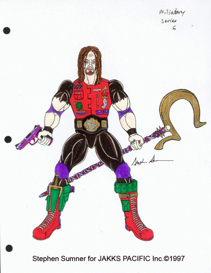 1998 WWF Jakks Pacific S.T.O.M.P. Series 1 Undertaker