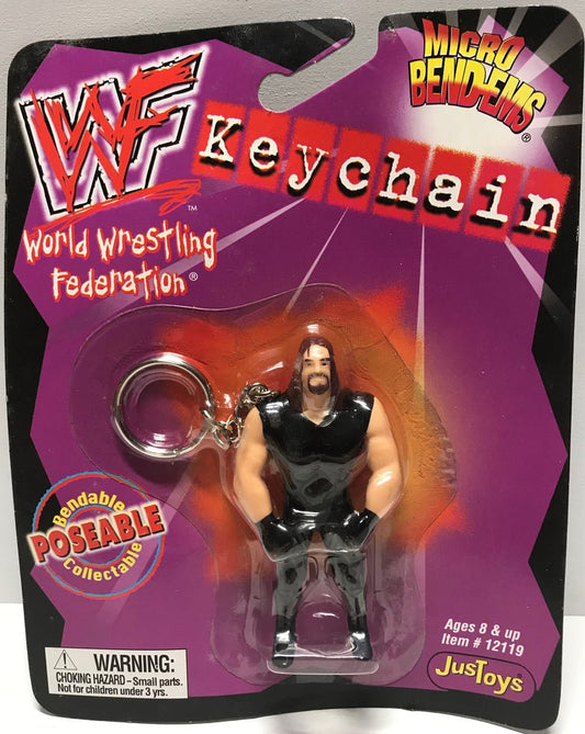 1999 WWF Just Toys Micro Bend-Ems Keychain Undertaker