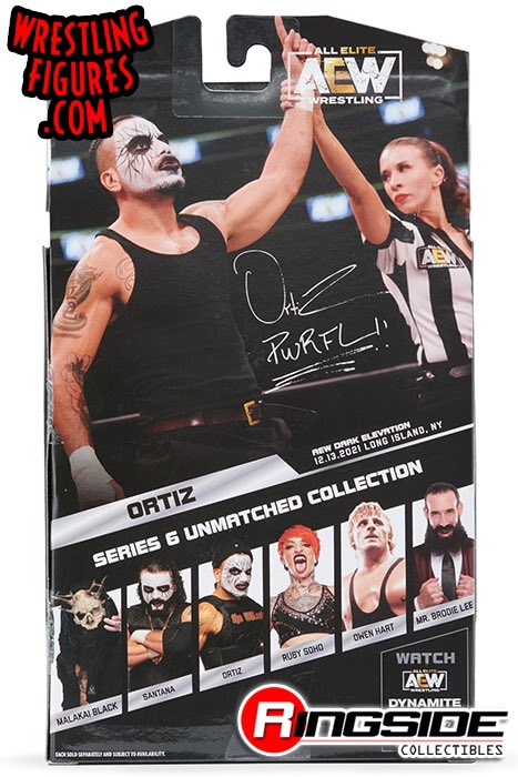 2023 AEW Jazwares Unmatched Collection Series 6 #43 Ortiz