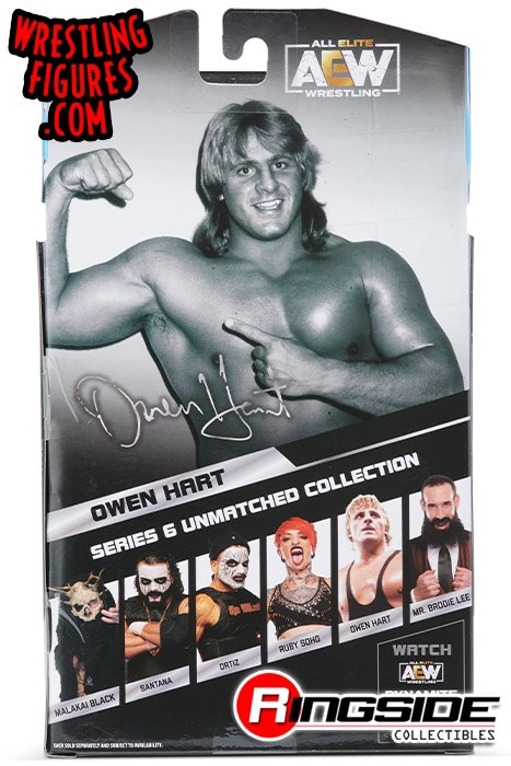 2023 AEW Jazwares Unmatched Collection Series 6 #41 Owen Hart