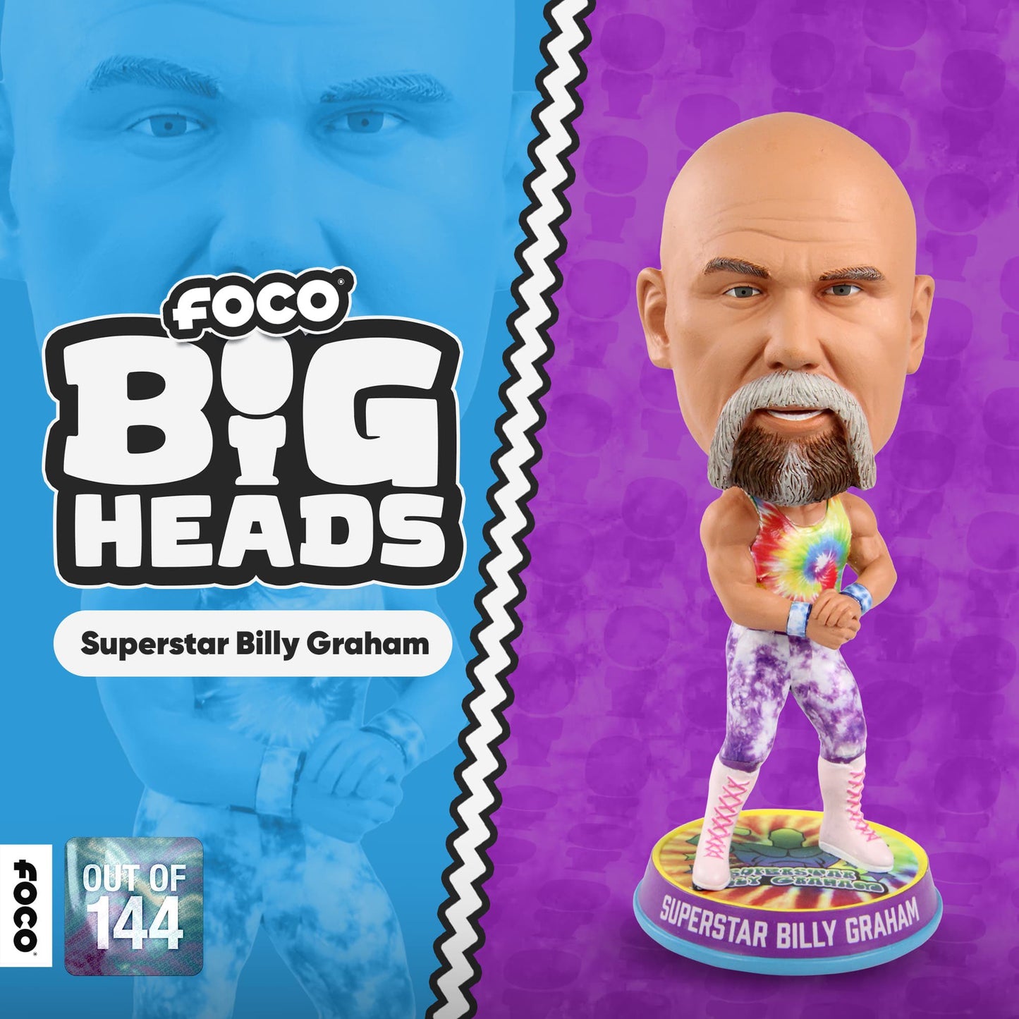 2023 WWE FOCO Bigheads Limited Edition Superstar Billy Graham