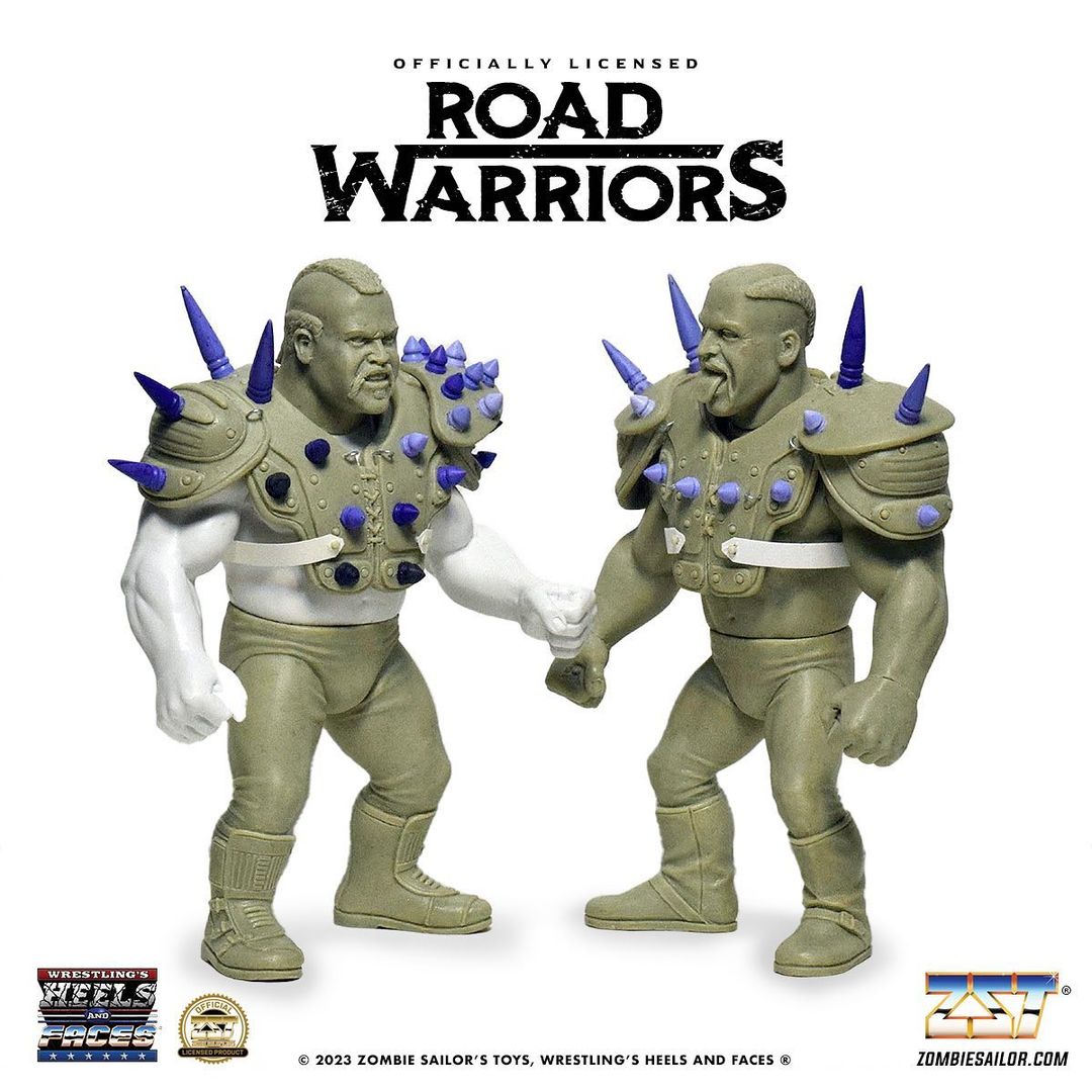 WWE  ロードウォーリアーズ　青アーマー WWE ロードウォーリアーズ 青アーマー THE ROAD WARRIORS （Road