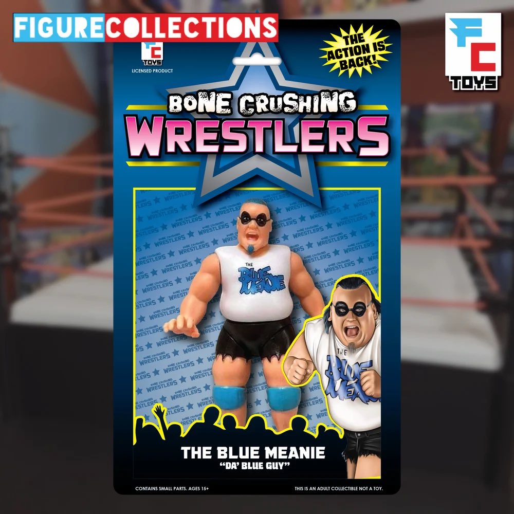 2023 FC Toys Bone Crushing Wrestlers Series 1 The Blue Meanie