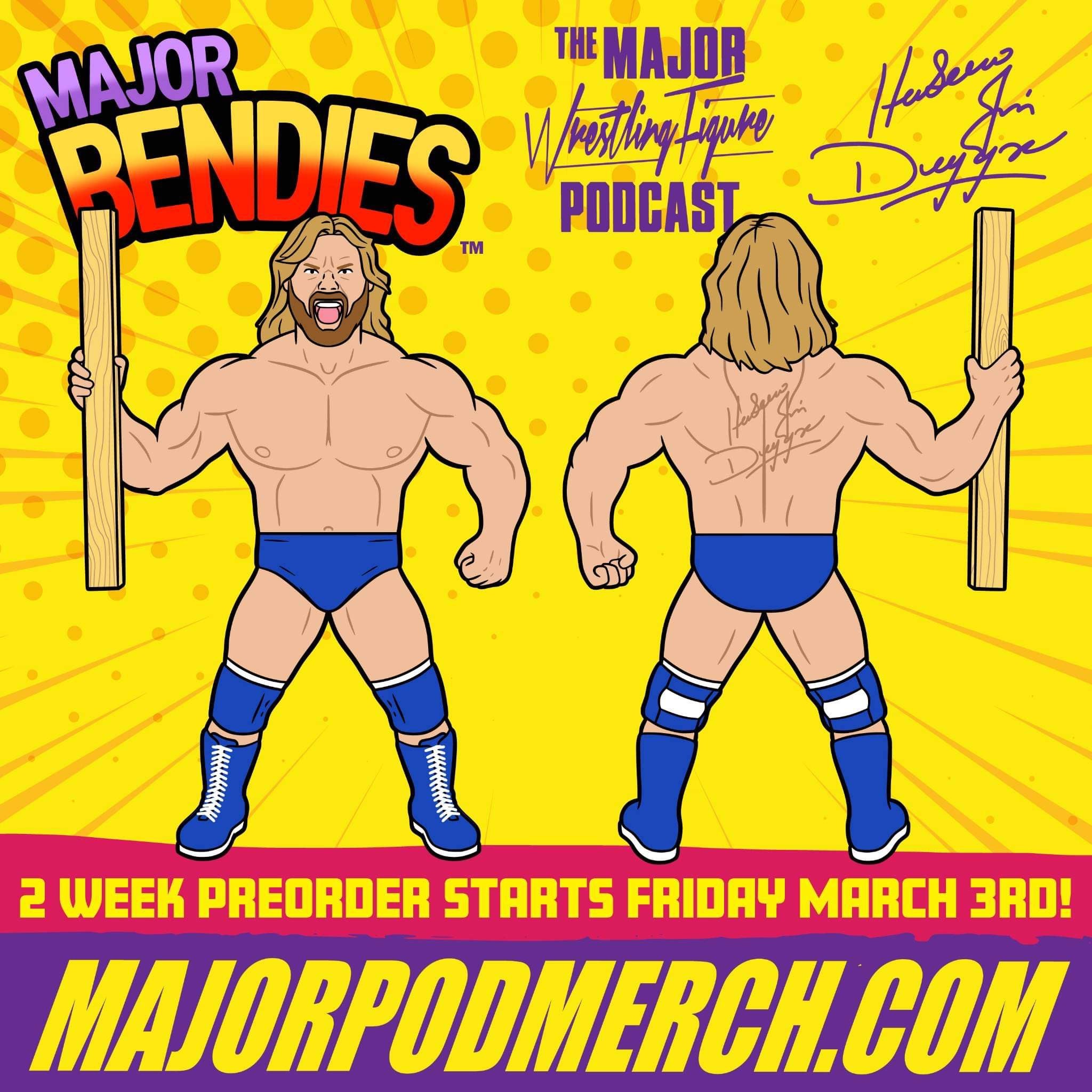 2023 Major Wrestling Figure Podcast Major Bendies Hacksaw Jim Duggan – Wrestling  Figure Database