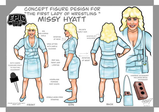 Epic Toys Wrestling Megastars Missy Hyatt