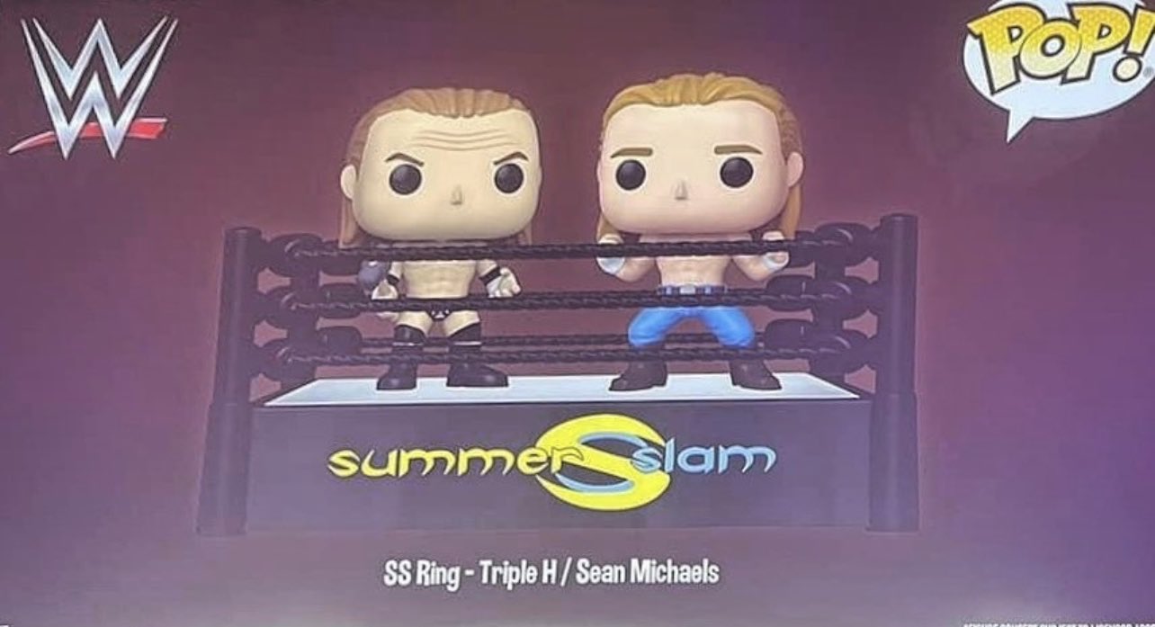 2023 WWE Funko POP! Vinyls 2-Pack: SummerSlam 2002 Triple H vs. Shawn Michaels