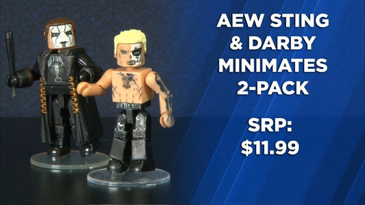 AEW Diamond Select Toys Minimates 2-Pack: Sting & Darby Allin