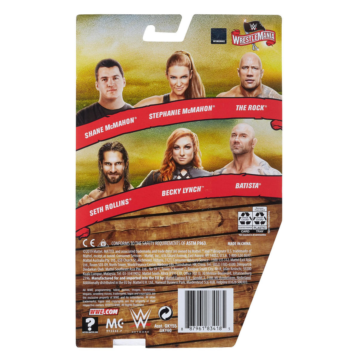 2020 WWE Mattel Basic WrestleMania 36 Shane McMahon