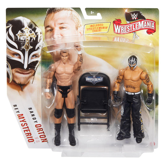 2020 WWE Mattel Basic WrestleMania 36 Randy Orton vs. Rey Mysterio