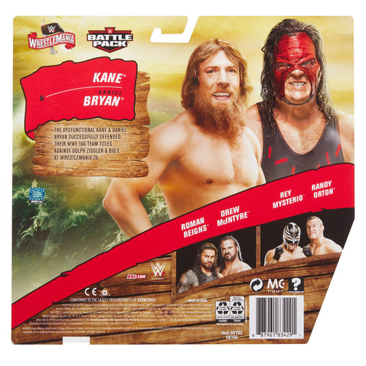 2020 WWE Mattel Basic WrestleMania 36 Kane & Daniel Bryan