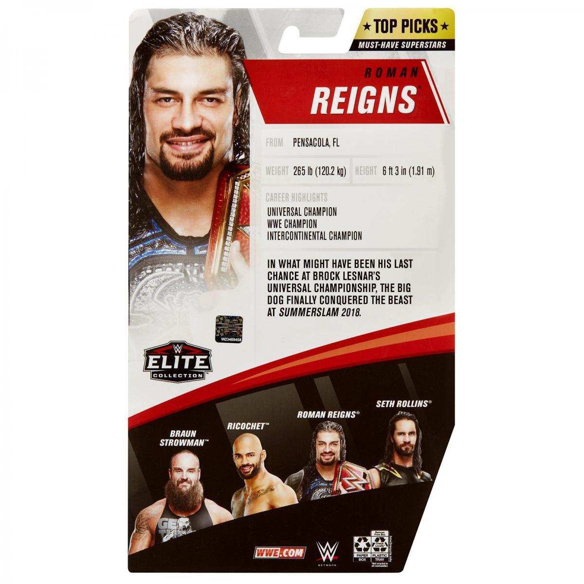 2020 WWE Mattel Elite Collection Top Picks Roman Reigns