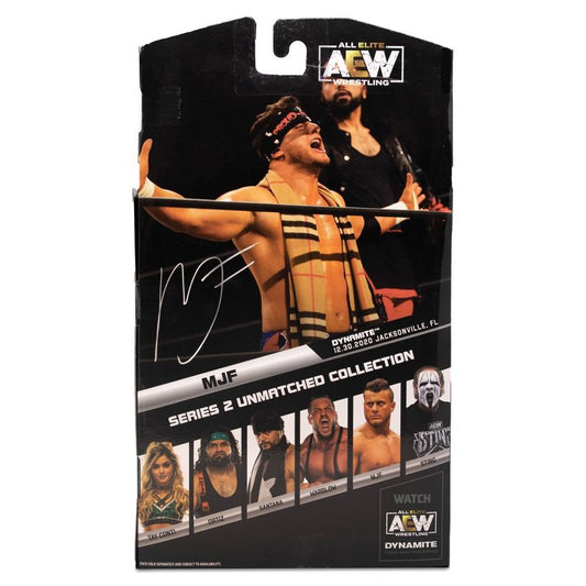 2022 AEW Jazwares Unmatched Collection Series 2 #15 MJF [Rare Edition]