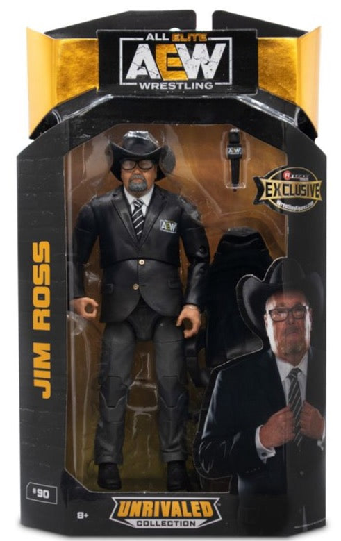 2022 AEW Jazwares Unrivaled Collection Ringside Exclusive #90 Jim Ross