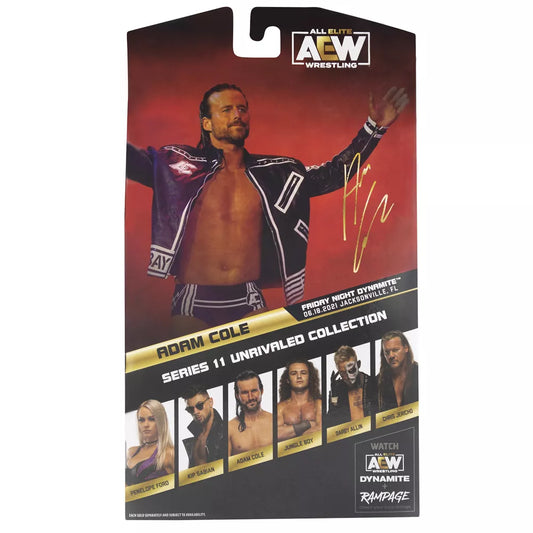 2022 AEW Jazwares Unrivaled Collection Series 11 #95 Adam Cole