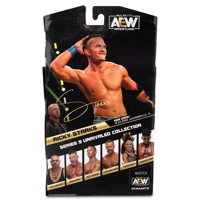 2022 AEW Jazwares Unrivaled Collection Series 9 #75 Ricky Starks [With Cards]