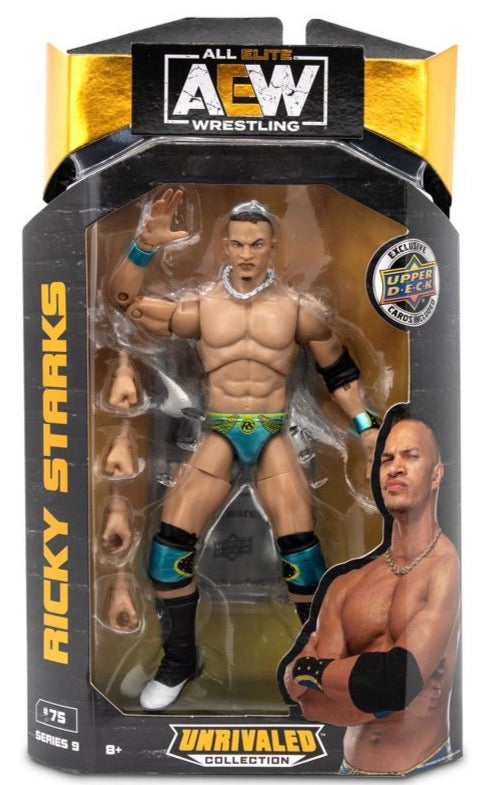 2022 AEW Jazwares Unrivaled Collection Series 9 #75 Ricky Starks