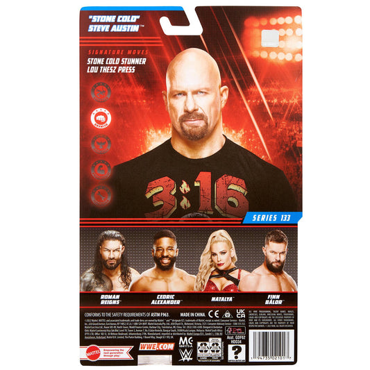 2022 WWE Mattel Basic Series 133 "Stone Cold" Steve Austin