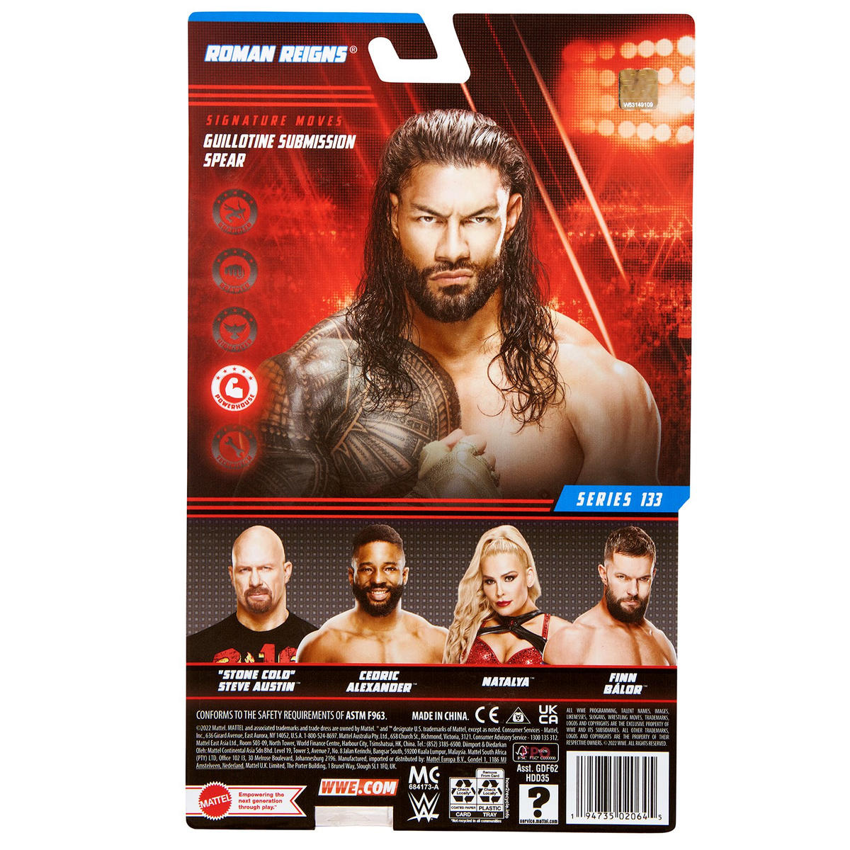 2022 WWE Mattel Basic Series 133 Roman Reigns