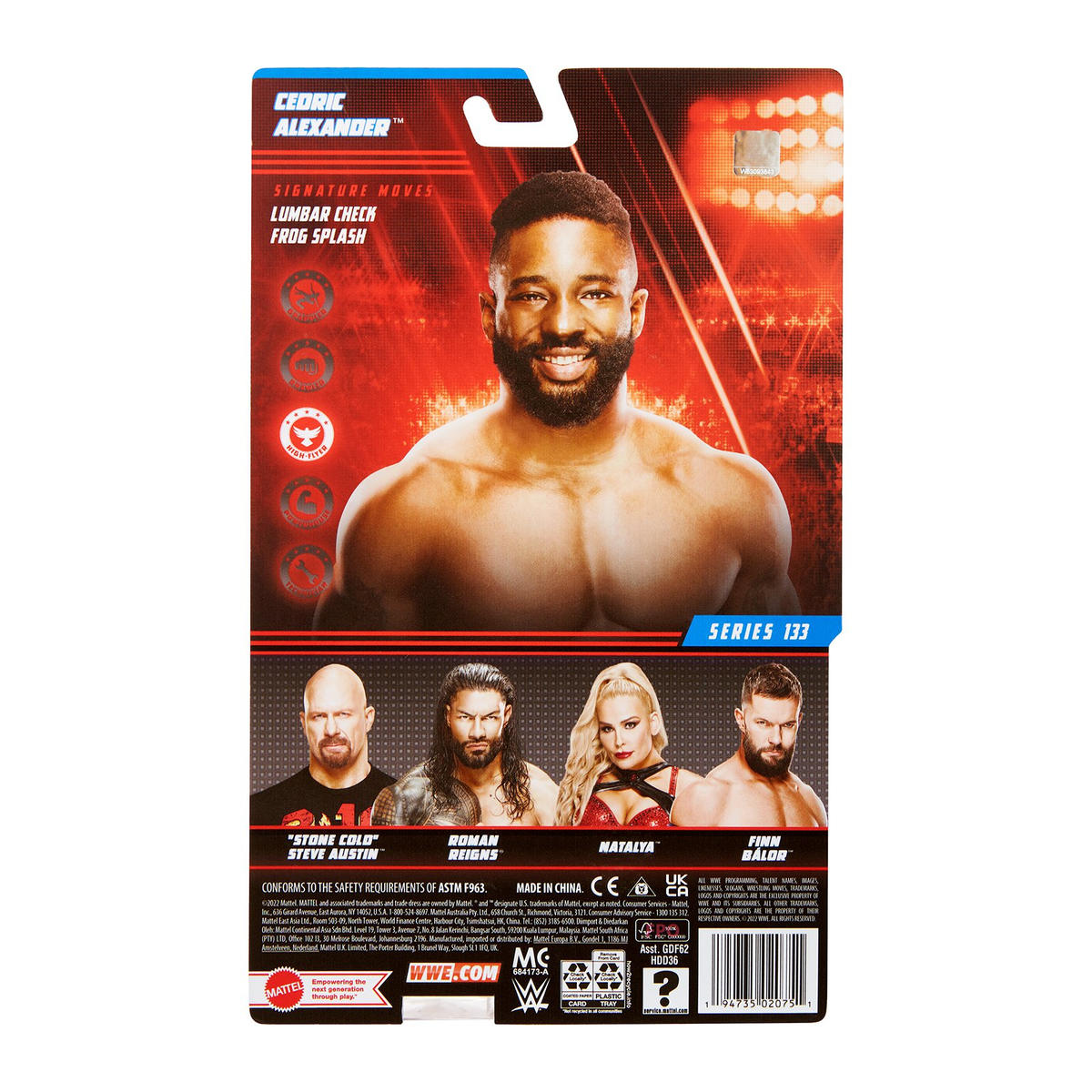 2022 WWE Mattel Basic Series 133 Cedric Alexander [Chase] – Wrestling ...