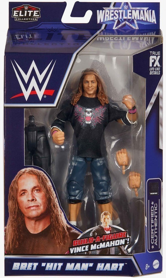 2022 WWE Mattel Elite Collection WrestleMania 38 Bret "Hit Man" Hart