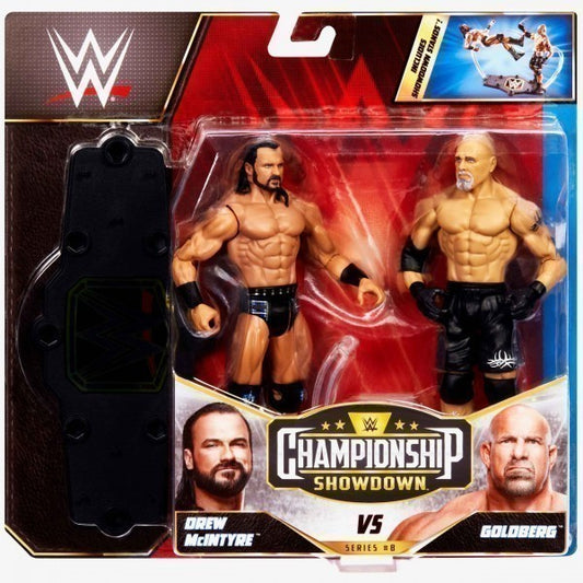 2022 WWE Mattel Basic Championship Showdown Series 8 Drew McIntyre vs. Goldberg