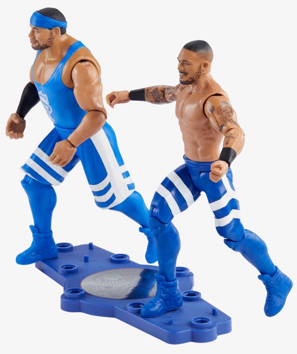 2022 WWE Mattel Basic Championship Showdown Series 8 The Street Profits: Angelo Dawkins & Montez Ford