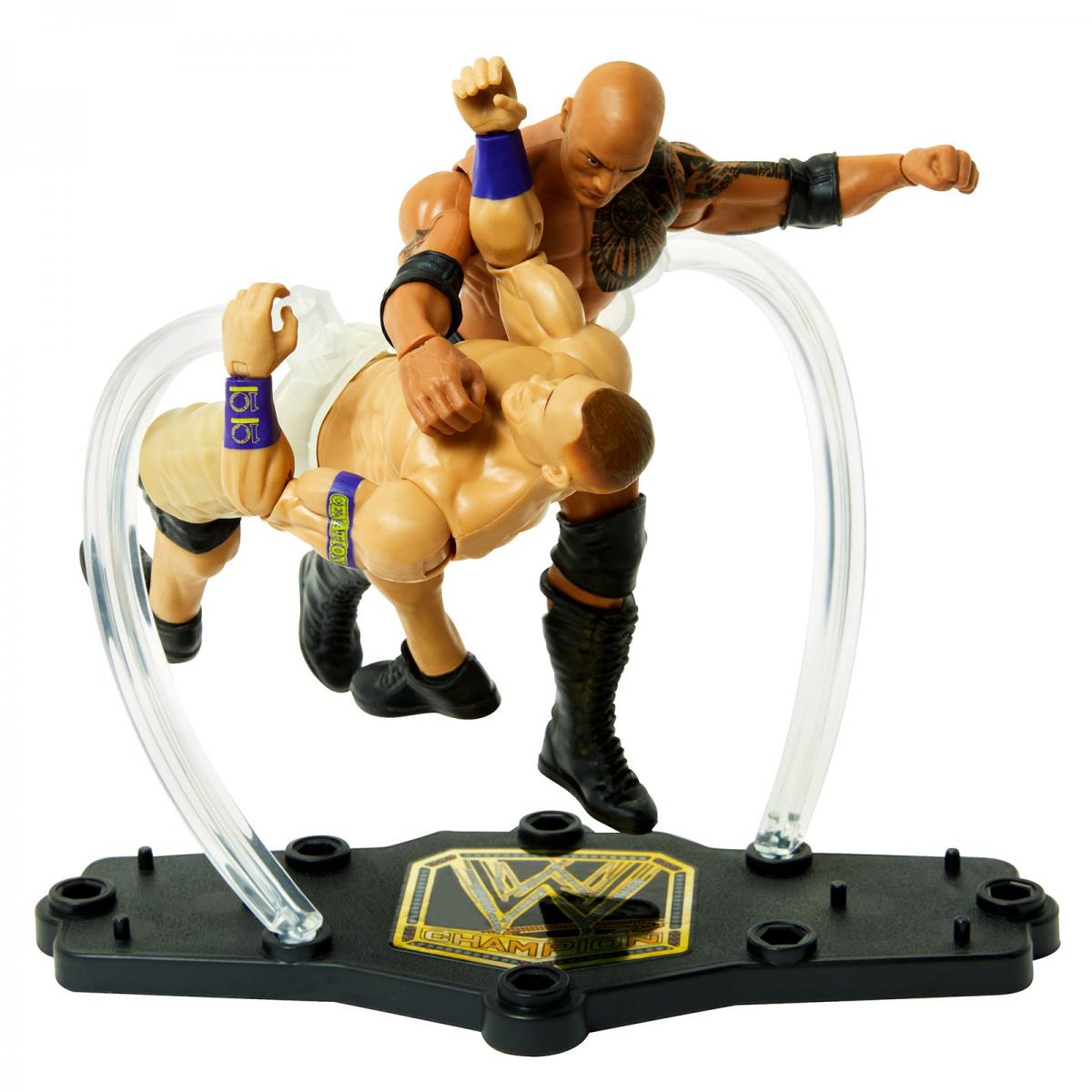 2022 WWE Mattel Basic Championship Showdown Series 9 John Cena vs. The Rock