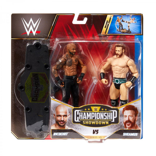 2022 WWE Mattel Basic Championship Showdown Series 9 Ricochet vs. Sheamus