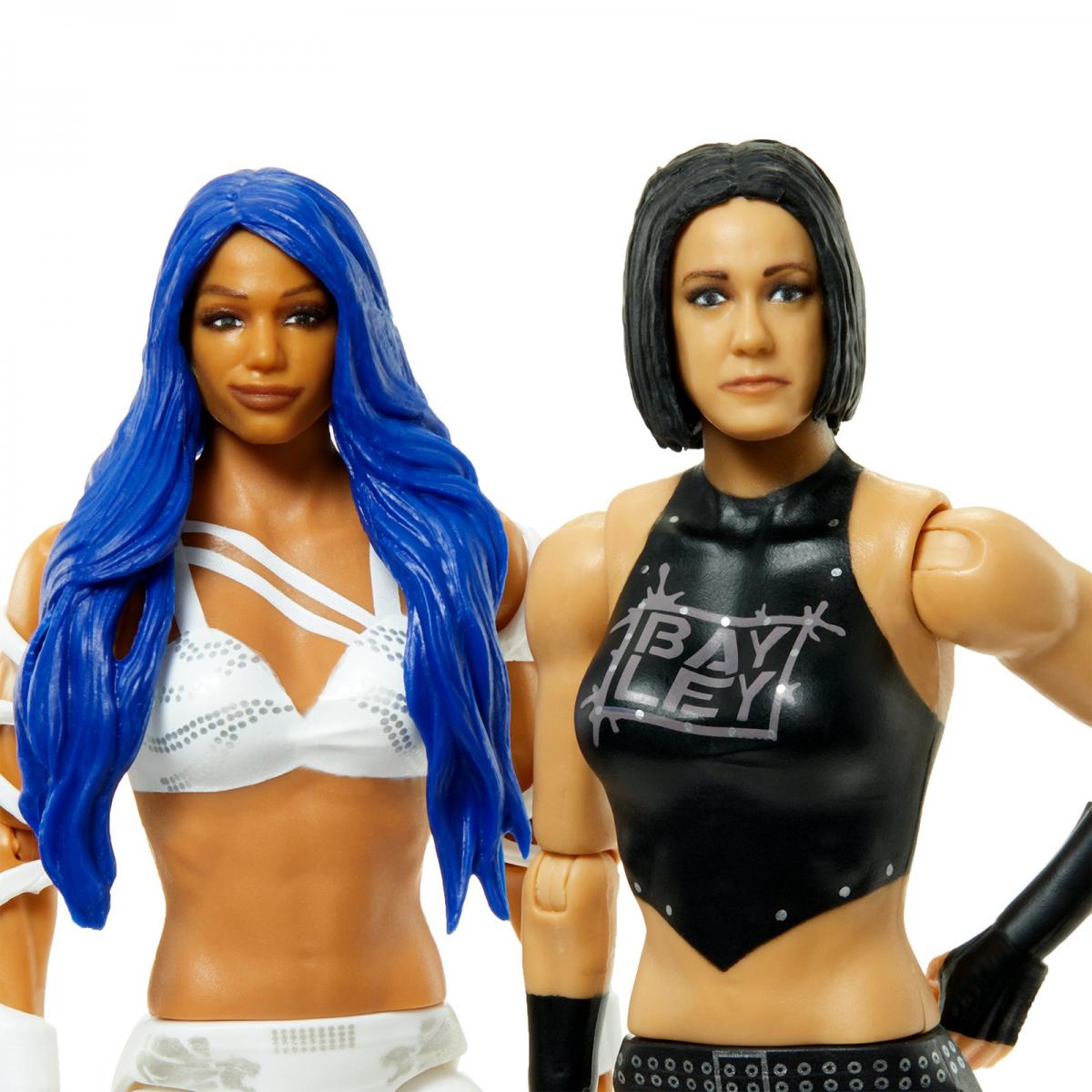 2022 WWE Mattel Basic Championship Showdown Series 9 Bayley vs. Sasha Banks