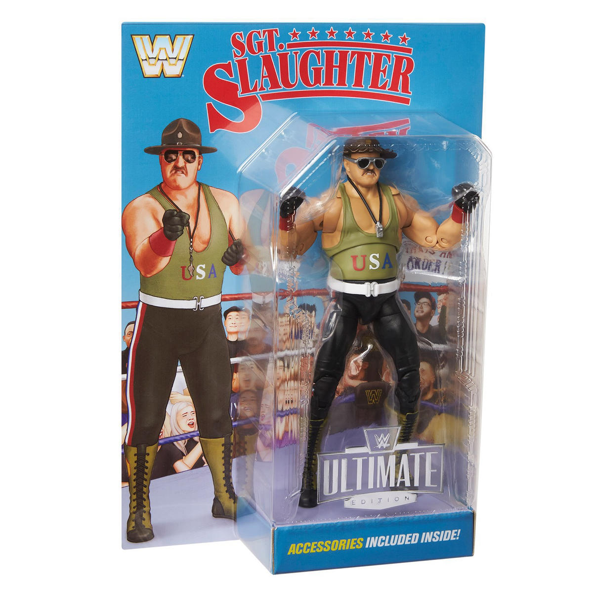 2021 WWE Mattel Ultimate Edition SDCC Exclusive Sgt. Slaughter