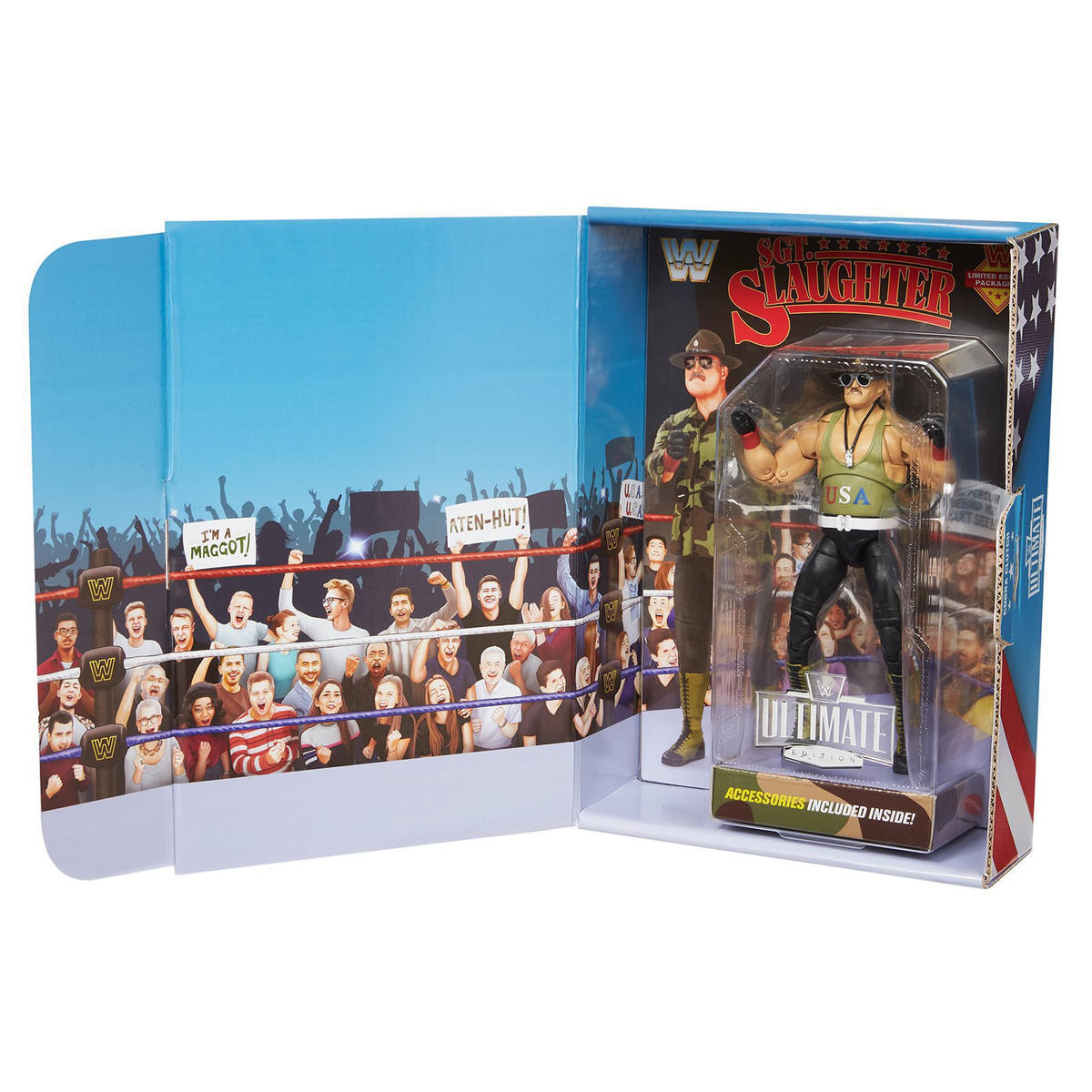 2021 WWE Mattel Ultimate Edition SDCC Exclusive Sgt. Slaughter