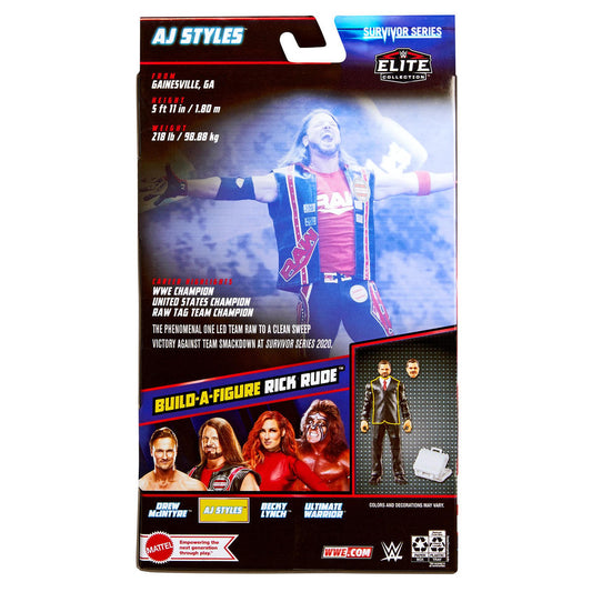 2022 WWE Mattel Elite Collection Survivor Series 5 AJ Styles