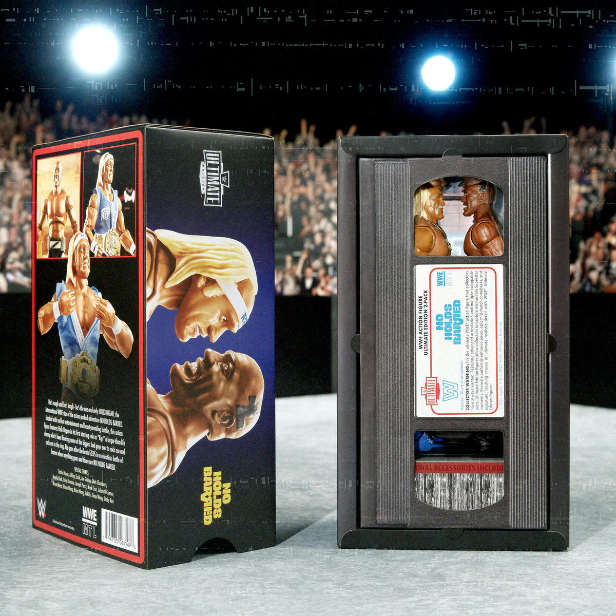 SDCC 2022 WWE Ultimate No Holds Barred Hulk Hogan and Zeus purchases Tiny Lister 2 PK VHS