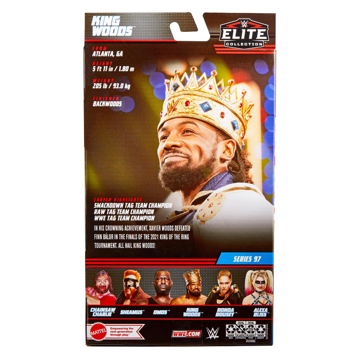 2022 WWE Mattel Elite Collection Series 97 King Woods [Chase]