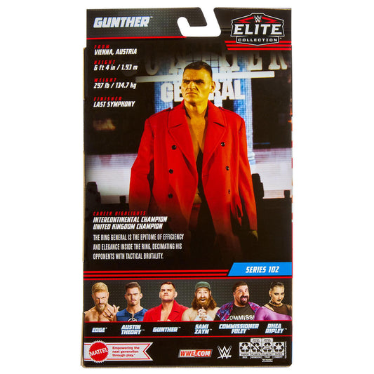 2023 WWE Mattel Elite Collection Series 102 Gunther