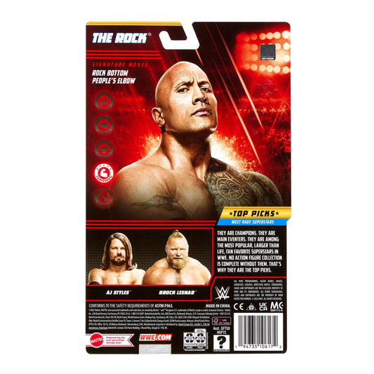 2023 WWE Mattel Basic Top Picks The Rock