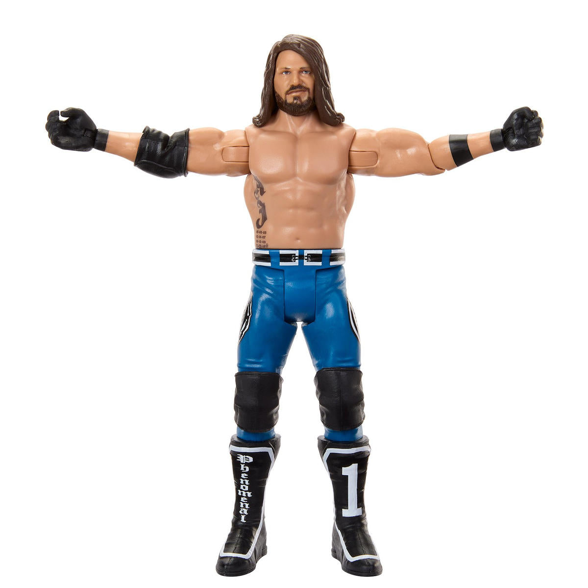 WWE Top Picks Action Figure AJ Styles 15cm: Superstar Collezionabile Con 14 Punti Articolazione