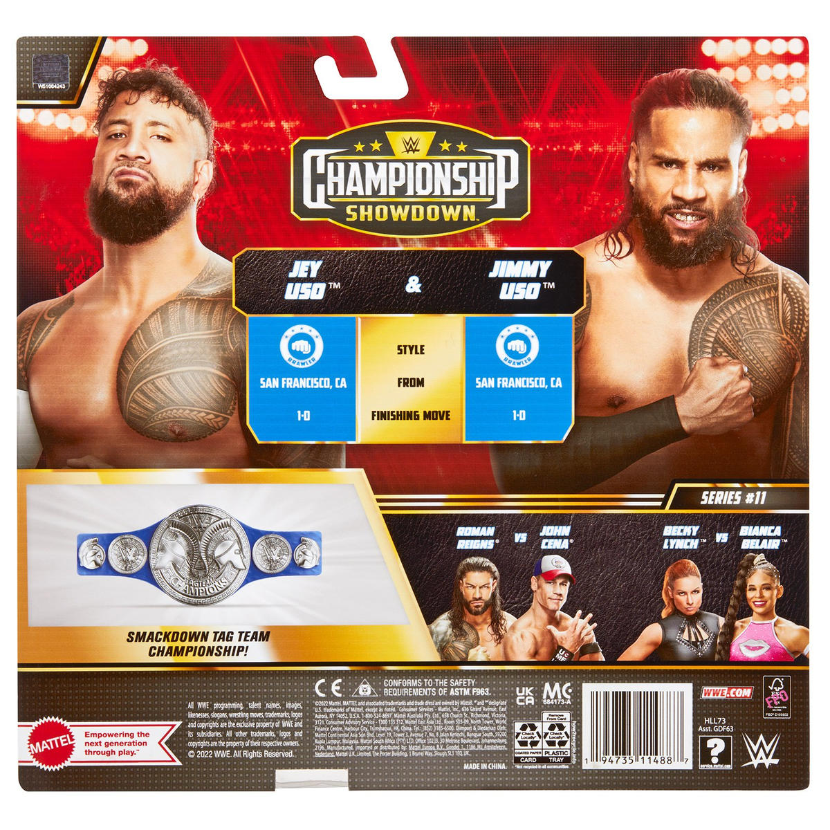 Wwe championship showdown online series 11 jey uso vs Jimmy uso