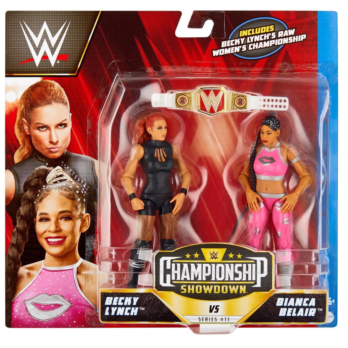 2022 WWE Mattel Basic Championship Showdown Series 11 Becky Lynch vs. Bianca Belair
