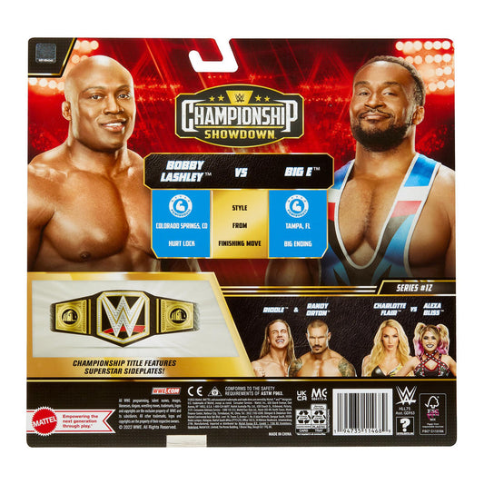 2023 WWE Mattel Basic Championship Showdown Series 12 Big E vs. Bobby Lashley