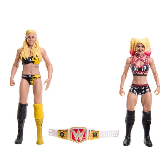 2023 WWE Mattel Basic Championship Showdown Series 12 Charlotte Flair vs. Alexa Bliss